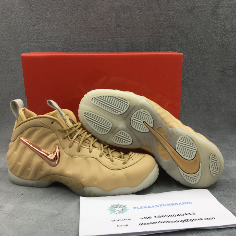 Authentic Nike Air Foamposite One Premium Tan